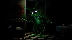 This is the Avatar Image for the Glitchtrap (FNAF: HELP WANTED) AI Voice and Text to Speech Generator